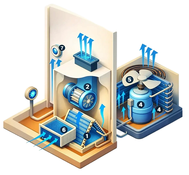 HVAC System Illustration